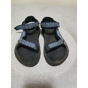 TEVA Women's 7 Hurricane Strappy Sport Sandals Blue Hiking Water Outdoor